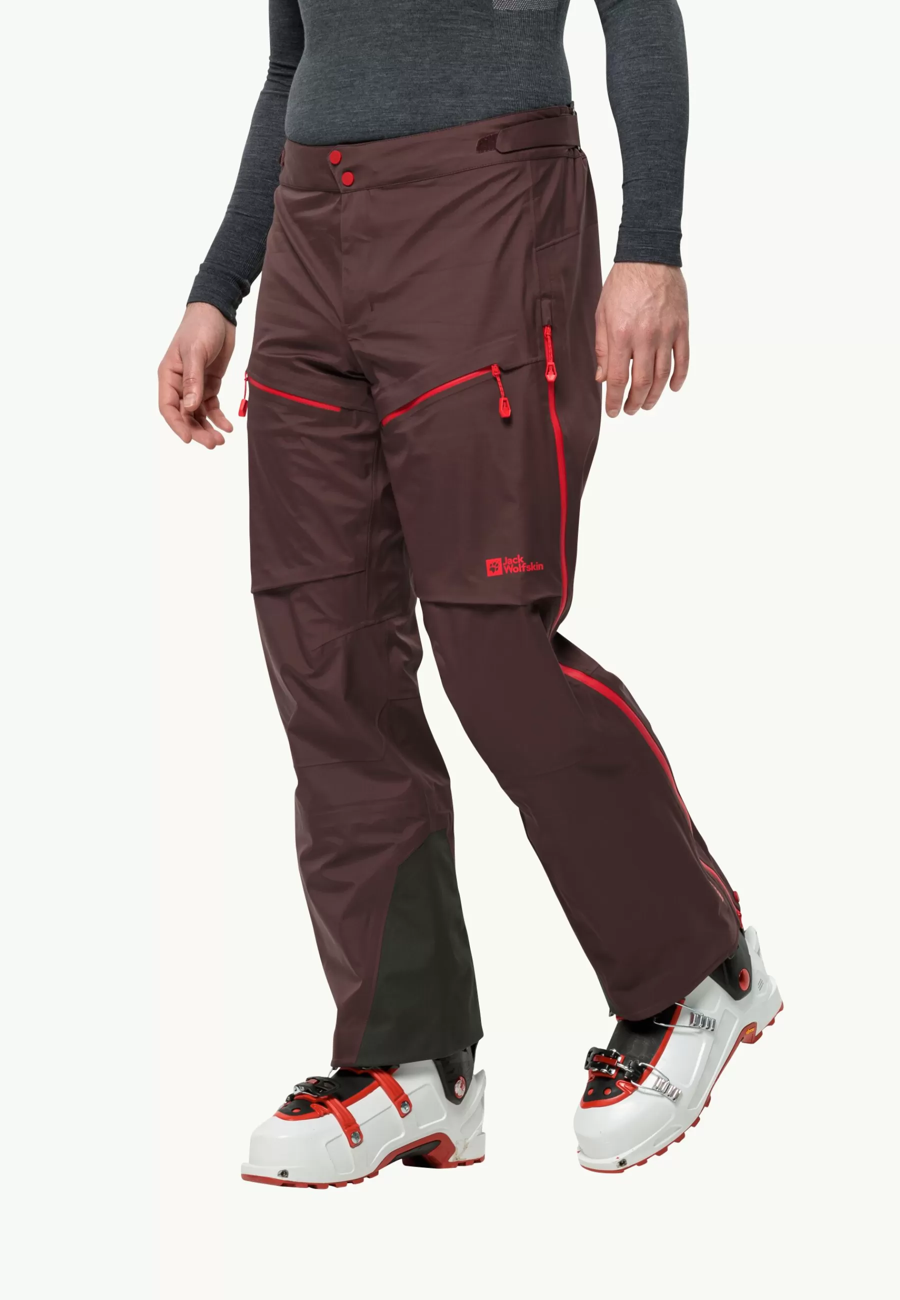 Jack Wolfskin Alpspitze Pro 3l Pants M red earth Sale