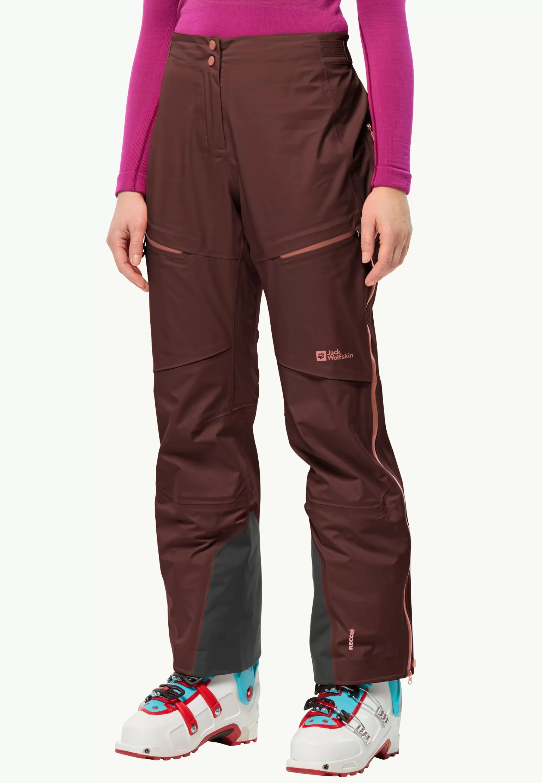 Jack Wolfskin Alpspitze Pro 3l Pants W dark maroon Store