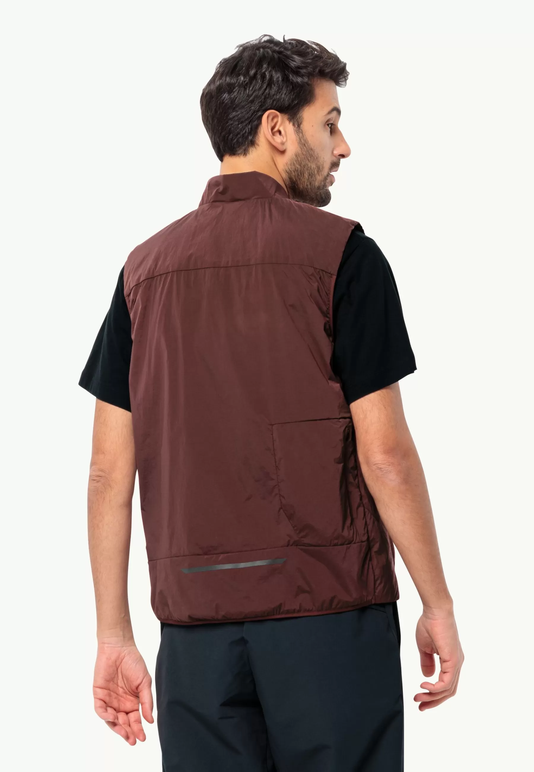 Jack Wolfskin Bike Commute Ins Vest M dark maroon Sale