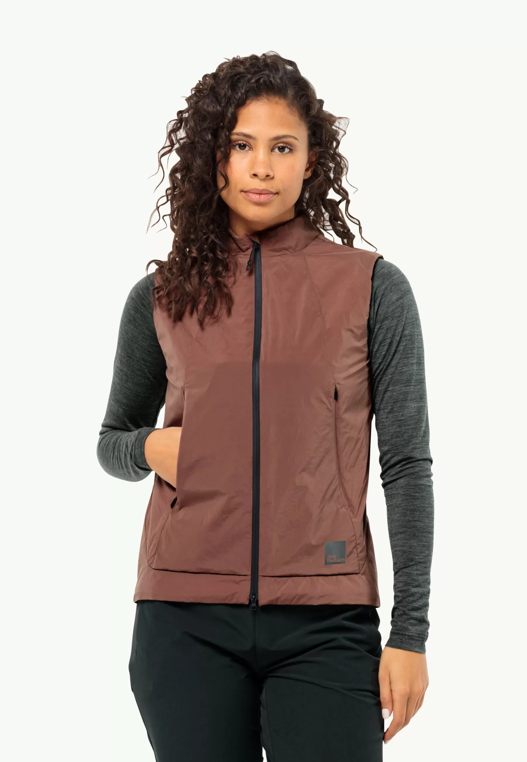 Jack Wolfskin Bike Commute Ins Vest W wild ginger Fashion