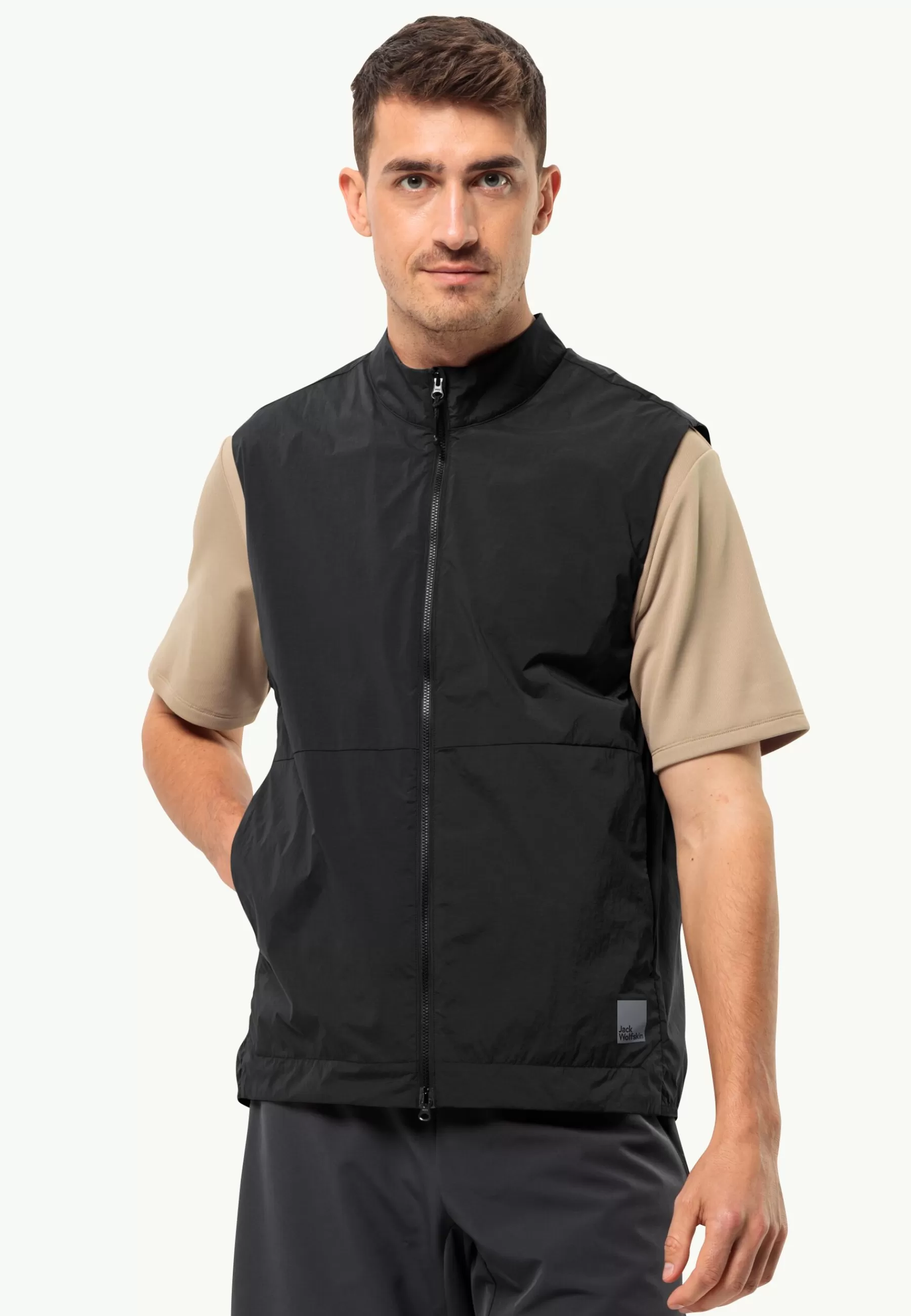 Jack Wolfskin Bike Commute Wind Vest M Phantom Fashion