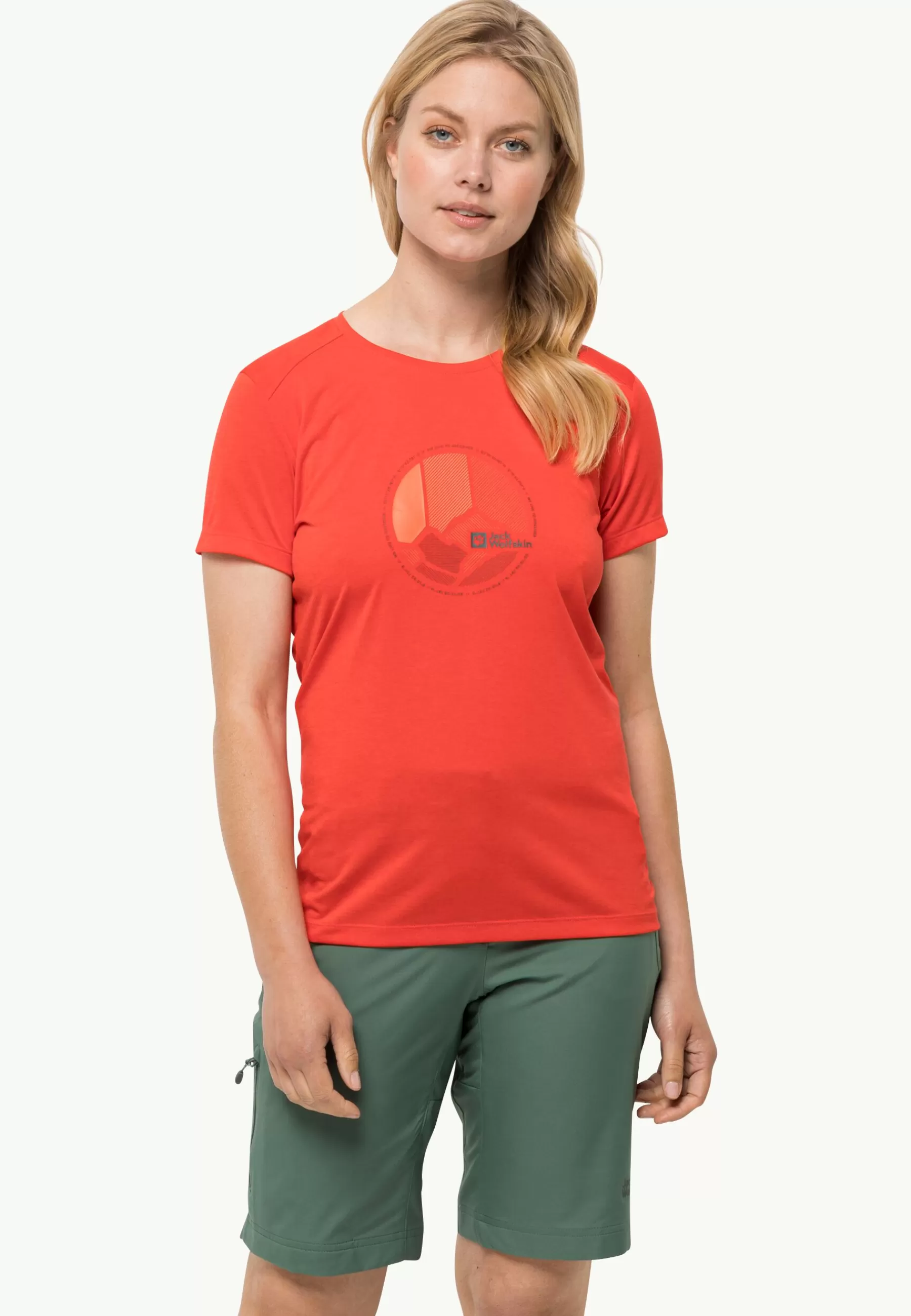 Jack Wolfskin Crosstrail Graphic T W Clearance