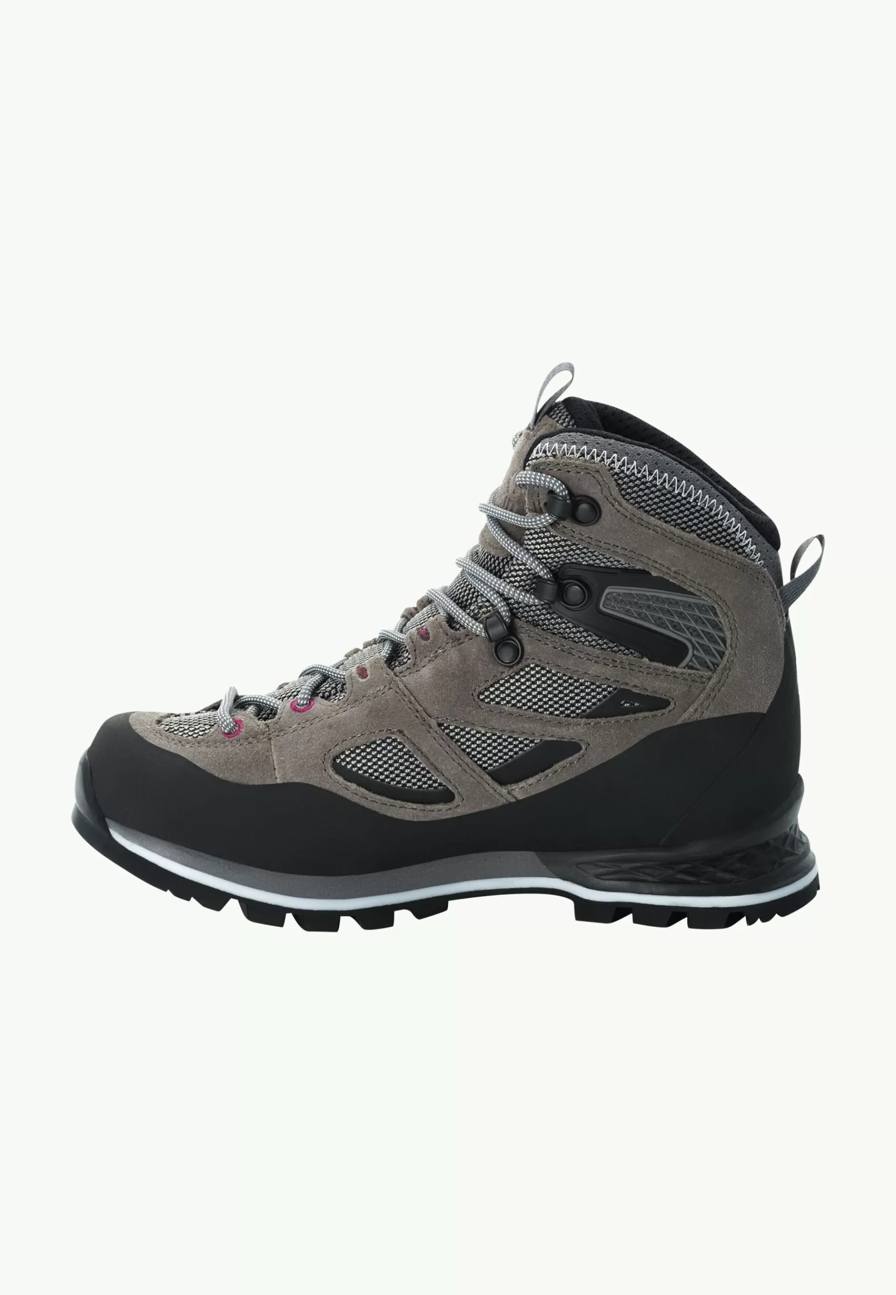 Jack Wolfskin Force Crest Texapore Mid W Tarmac Grey / Pink Best