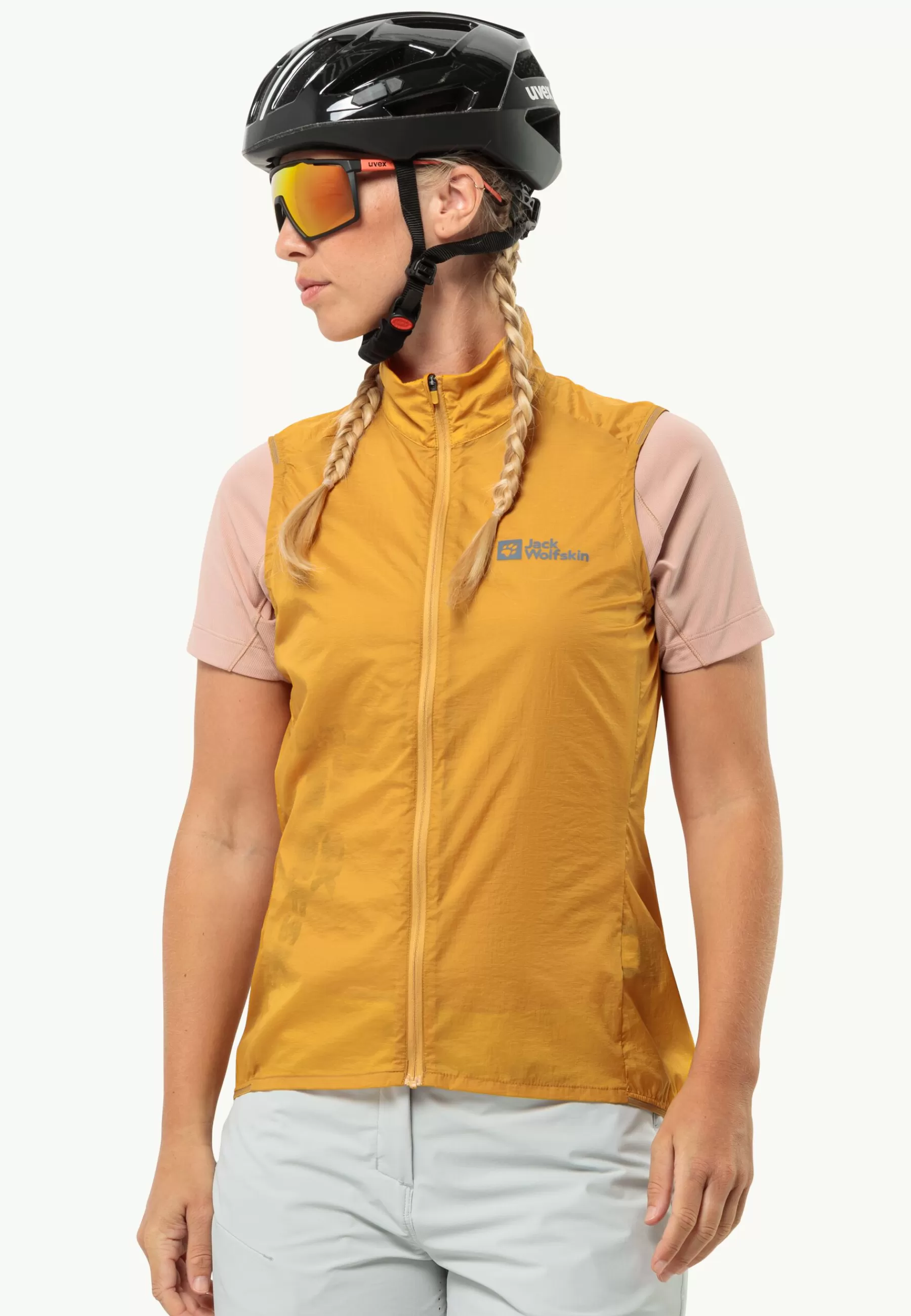 Jack Wolfskin Gravex Wind Vest W Curry Cheap