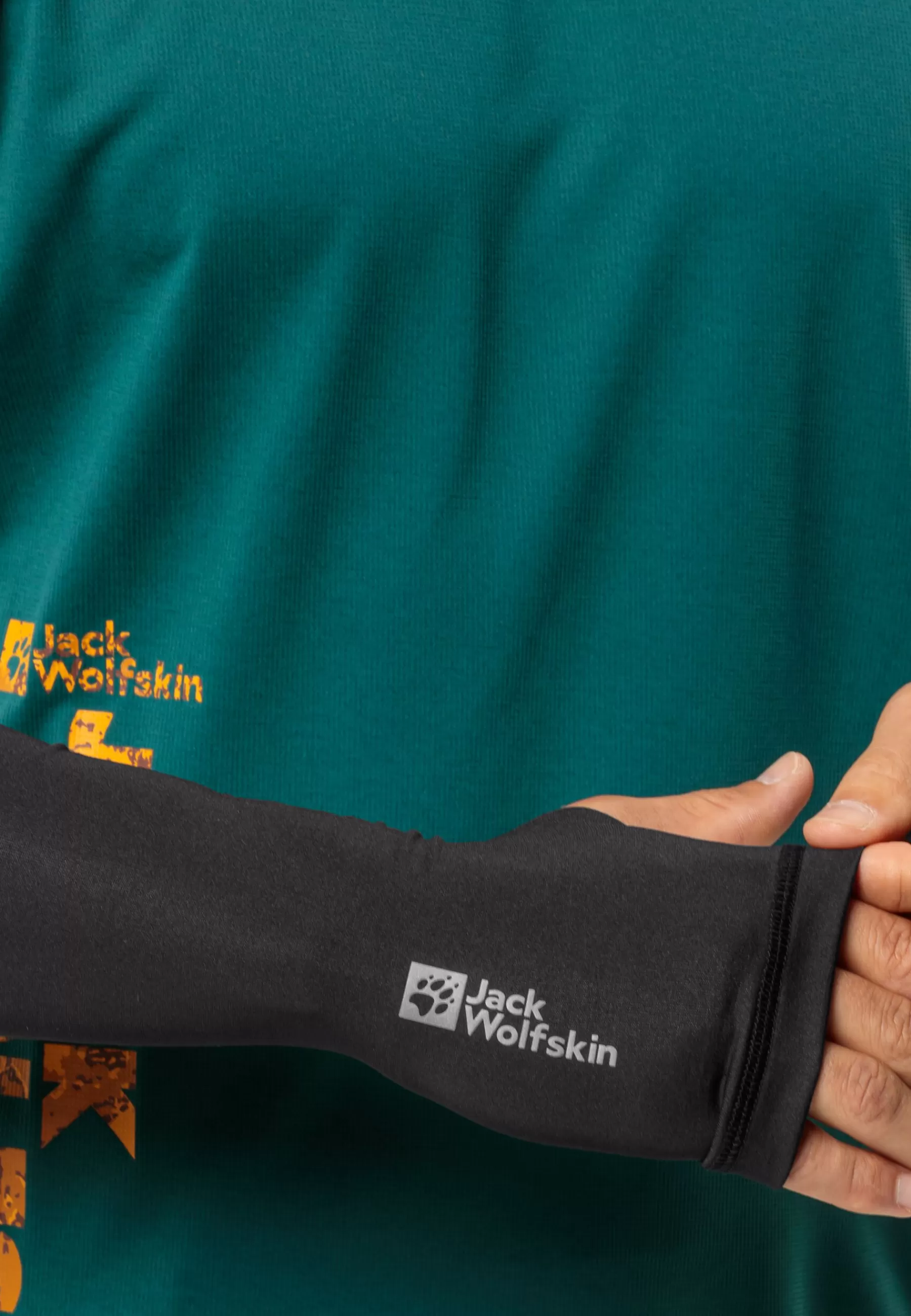 Jack Wolfskin Morobbia Arm Sleeves black Flash Sale