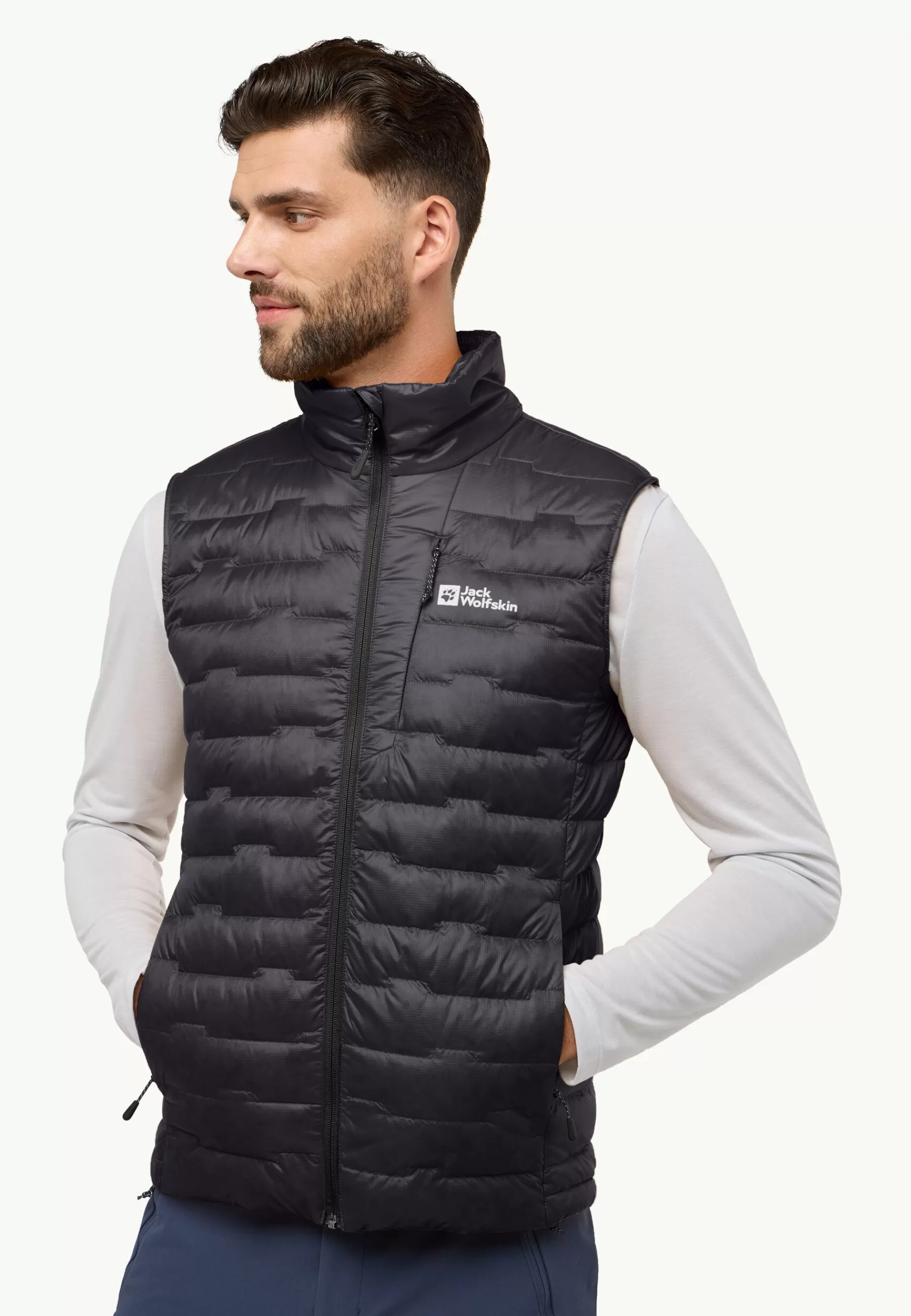 Jack Wolfskin Passamani Down Vest M Rds Phantom Discount