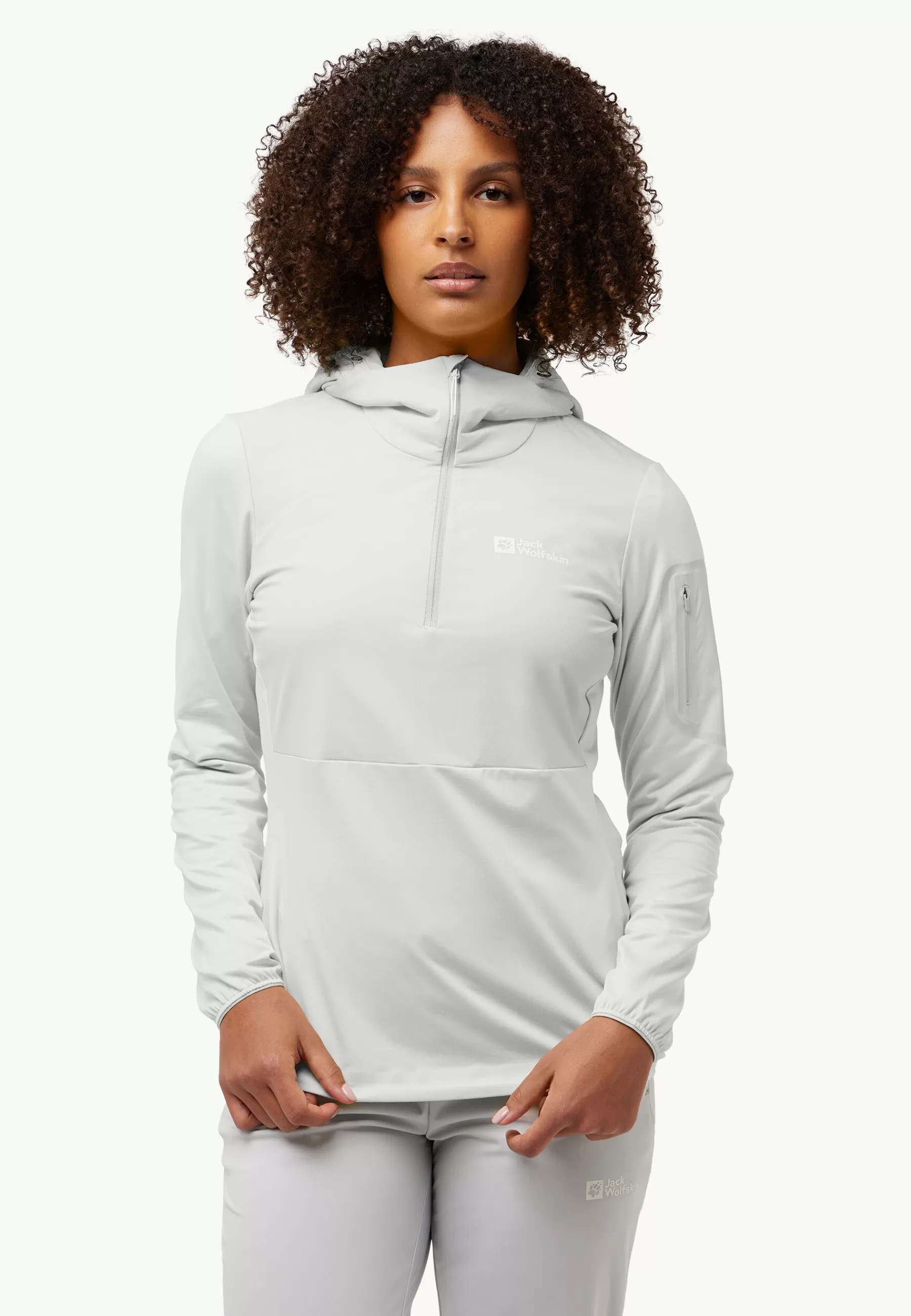 Jack Wolfskin Prelight Trail Hoody W Cool Grey Sale