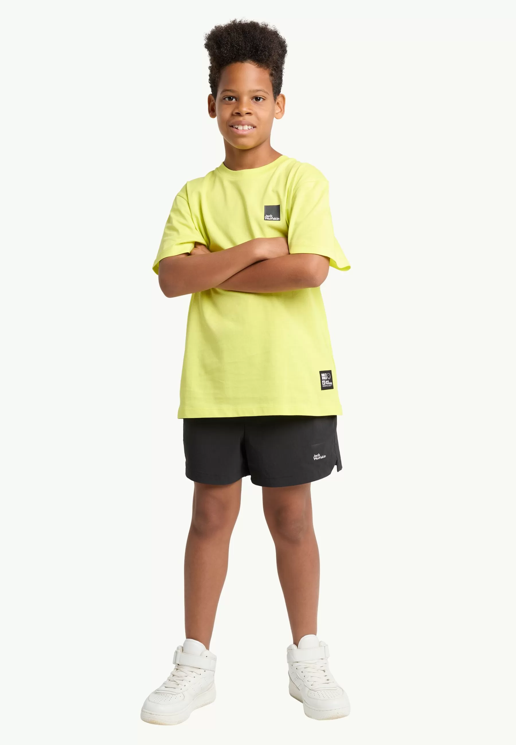 Jack Wolfskin Teen Shorts B granite black Flash Sale